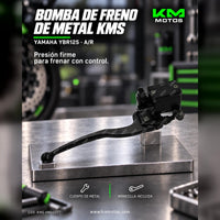 BOMBA DE FRENO DE METAL (MANECILLAS) YBR125 A/R KMS