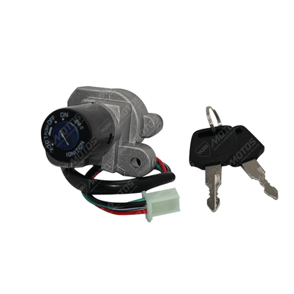 Interruptor de encendido y arranque KMS para motos HJ125-7, llave de ignición de reemplazo para motocicletas KM Motos.