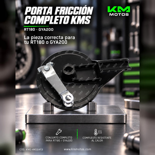 PORTA FRICCION RT180/GYA200 COMPLETO KMS — KMS-HND0413 | KM Motos