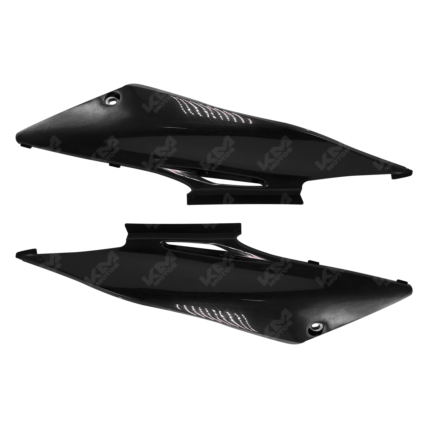 TAPADERAS LATERALES XM200Z NEGRO - KMMOTOSHN