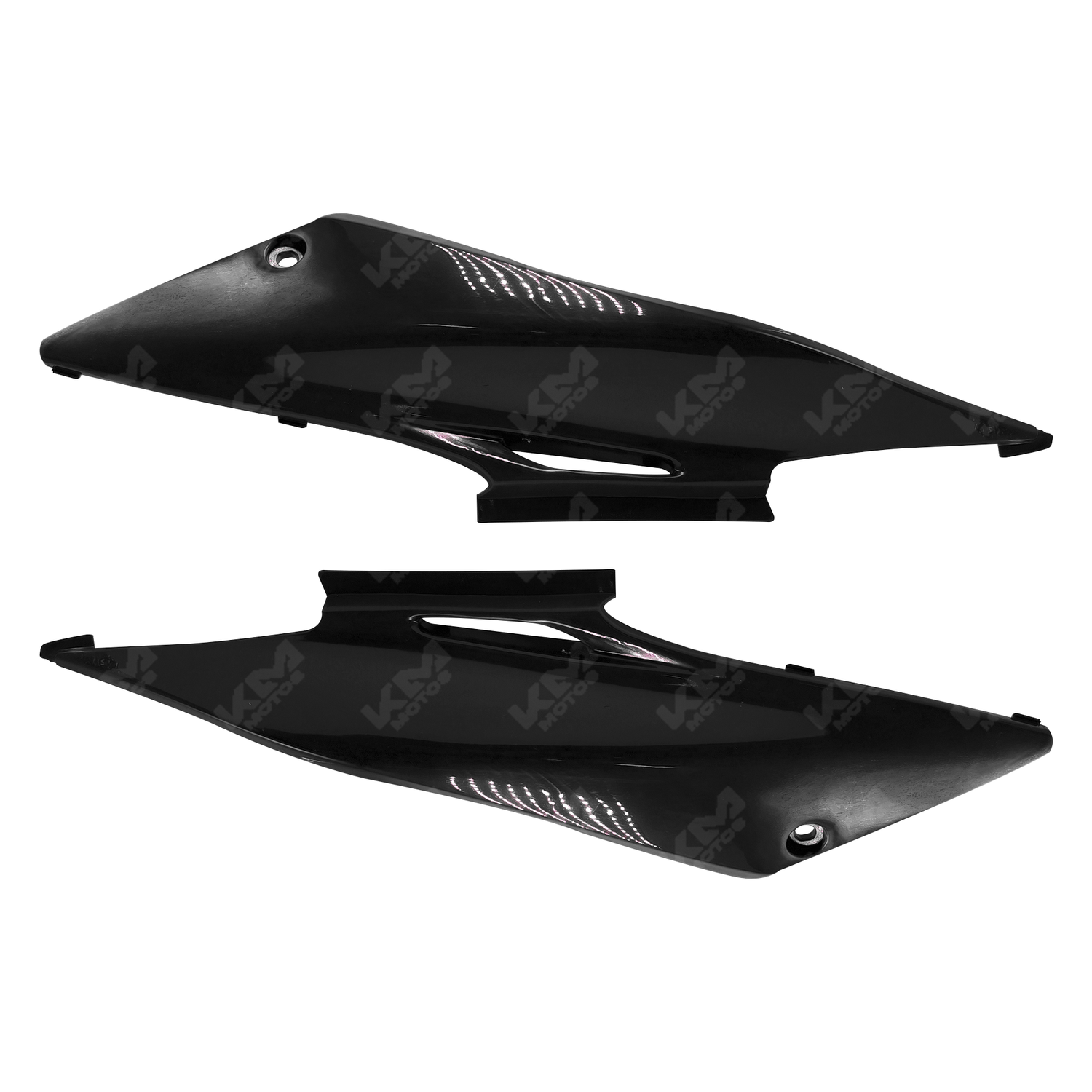 TAPADERAS LATERALES XM200Z NEGRO - KMMOTOSHN