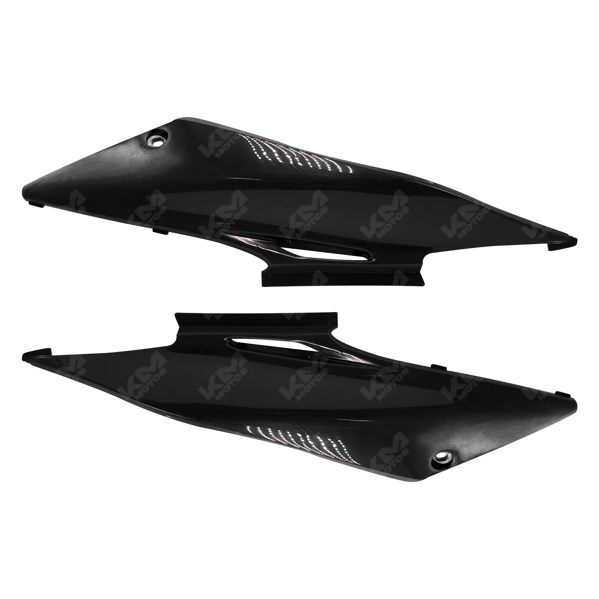 TAPADERAS LATERALES XM200Z NEGRO - KMMOTOSHN