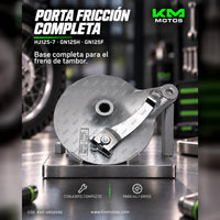 PORTA FRICCION HJ125-7/GN125H/GN125F COMPLETO KMS