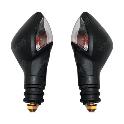 Vías de pulsar KM Motos PS135 KMS, componentes de alta calidad para motocicletas, en color negro con detalles metálicos.