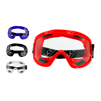 GAFAS TRANSPARENTES PARA CASCO COLORES KMS