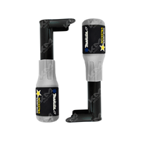 DEFENSA DE MOTOR SLIDER 2 PIEZAS UNIVERSAL COLOR GRIS KMS
