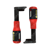 DEFENSA DE MOTOR SLIDER 2 PIEZAS UNIVERSAL COLOR ROJO KMS