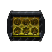 LUZ LED 6P BARRA CUADRADA AMARILLA