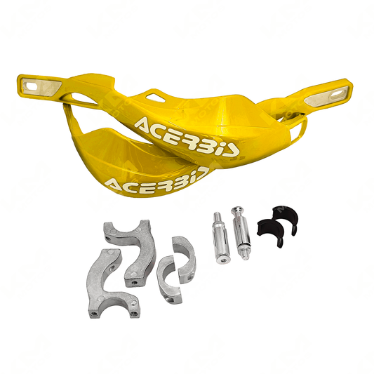 PROTECTOR DE PUNOS (HAND GUARD) METAL FUNDIDO (AMARILLO) KMS - KMMOTOSHN