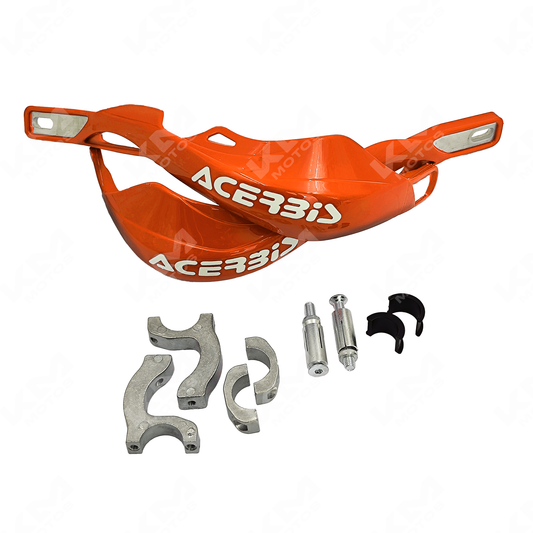 PROTECTOR DE PUNOS (HAND GUARD) METAL FUNDIDO (NARANJA) KMS - KMMOTOSHN
