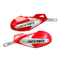 PROTECTOR DE PUÑOS DE METAL ACERBIS (ROJO) KMS