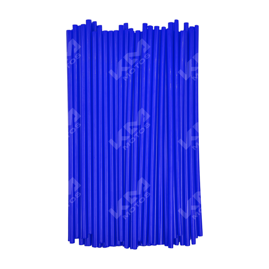 Pajillas para rayos azul de 72 piezas de la marca KM Motos, hechas de material resistente, ideales para reparación de rayos.