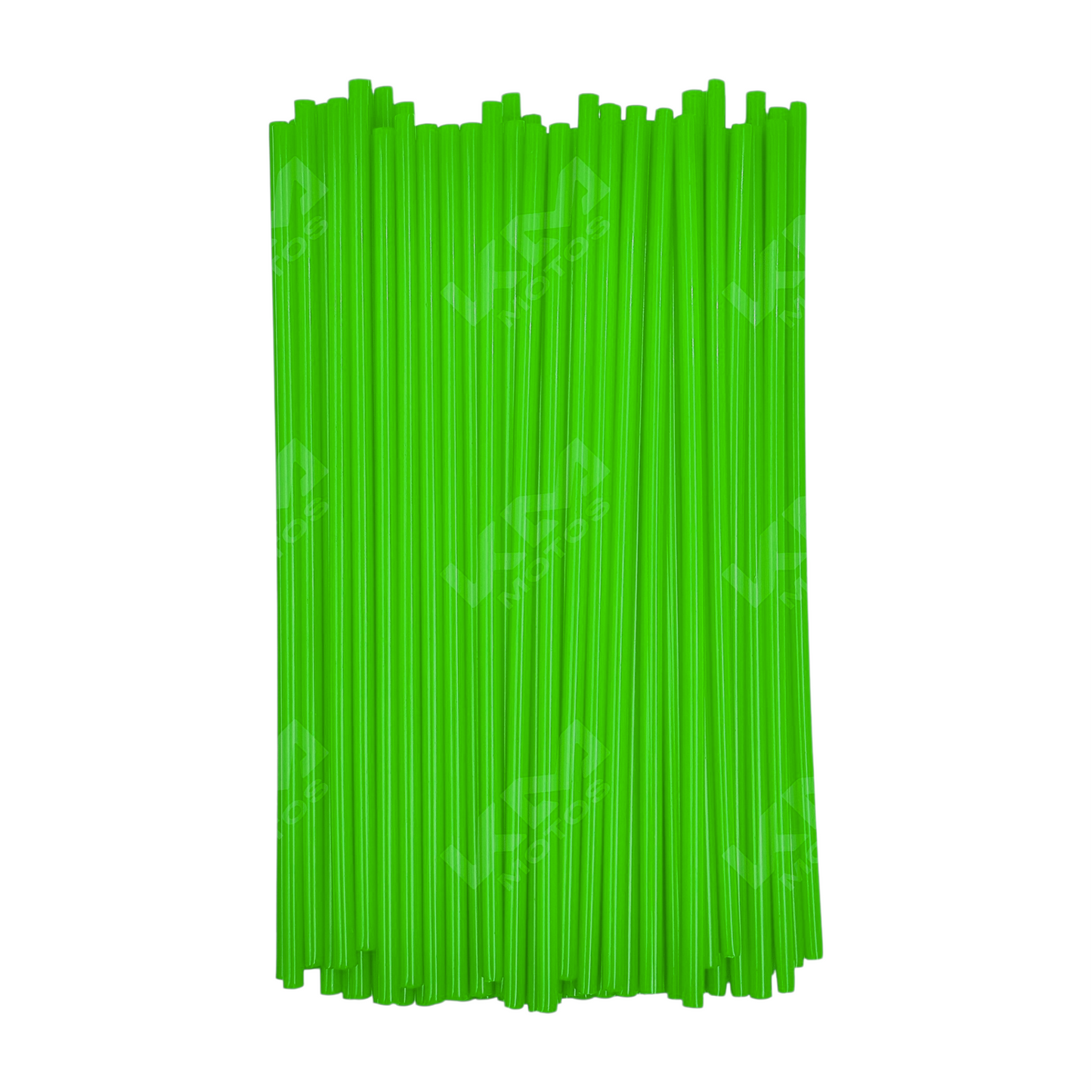 Pajillas verdes para rayos de 72 piezas, marca KM Motos, hechas de material resistente y adecuado para reparación de rayos.