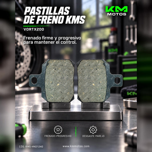 PASTILLA FRENO VORTTX200 — KMS-HND1240 | KM Motos