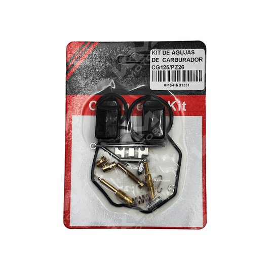 KIT DE AGUJAS DE CARBURADOR CG125/PZ26 - KMMOTOSHN
