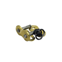 SEGURO DE CADENA 520H + O-RING DORADO REFORZADO