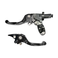 MANECILLAS DE LUJO ASV (NEGRO) AJUSTABLES KMS