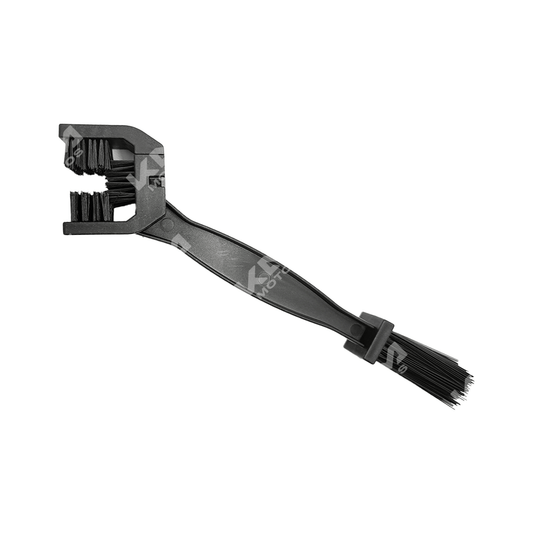 Cepillo limpia cadena KMS, herramienta de limpieza para cadenas de bicicleta, con cerdas duraderas y diseño ergonómico.