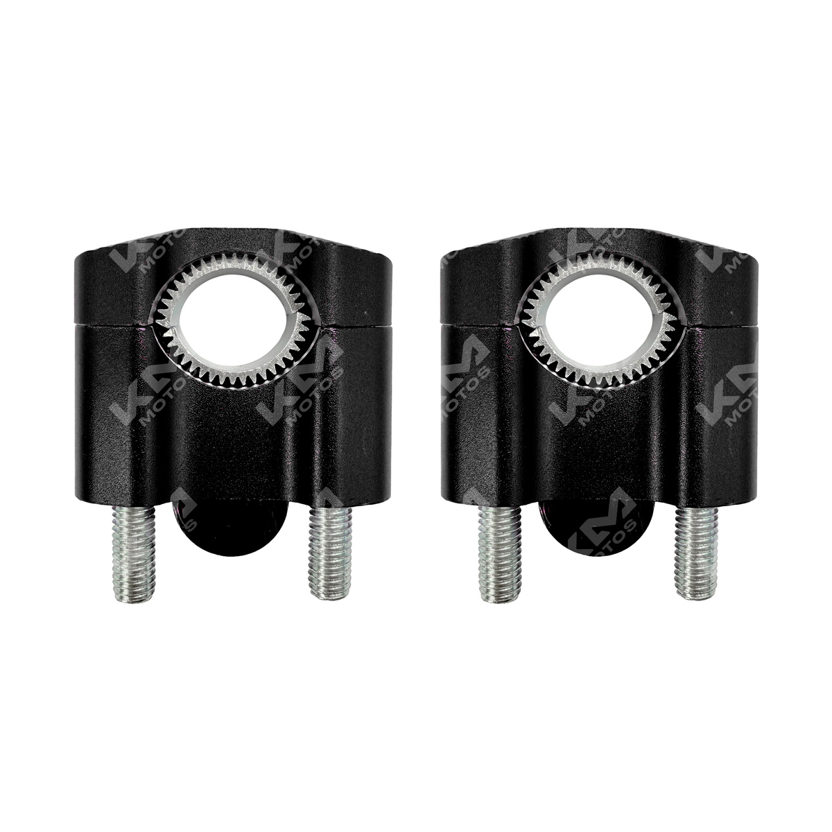 Anclas de timón de lujo KMS en color negro, accesorios de timón para barco, con acabado elegante y resistente.