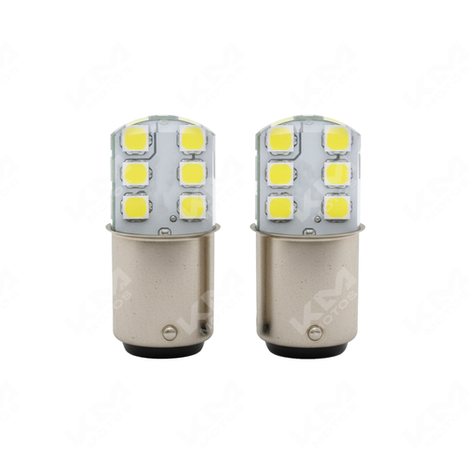 Luz LED de stop y flash Universal BX18, luces de alta visibilidad para vehículos, con diseño compacto y moderno.