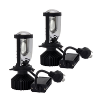 LUZ LED H4 + LUPA DOBLE ALTA KMS