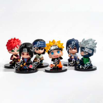 NARUTO SMALL VIAJERO (SET DE 6 PCS) KMS