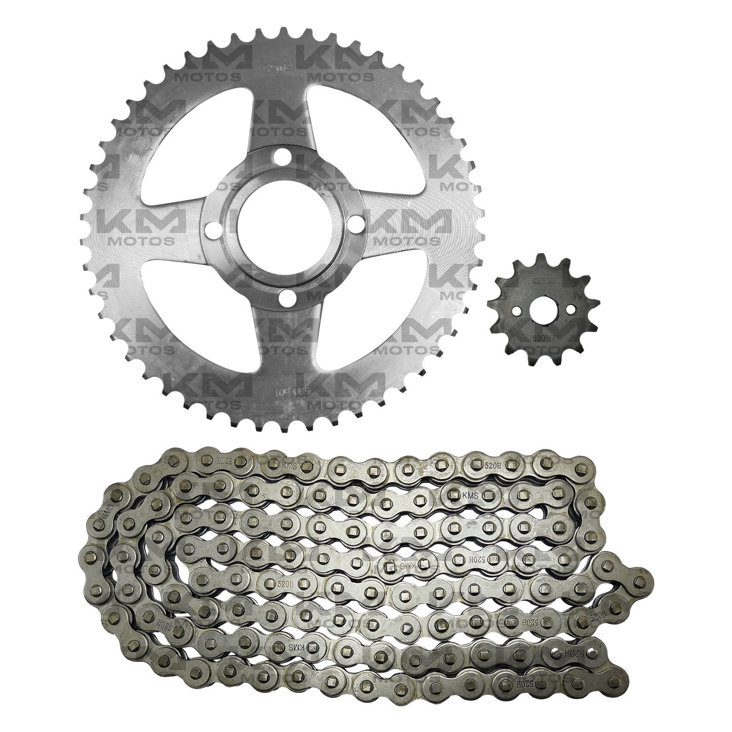 KIT DE TRACCION 50T/13T -530H FT150/XM200Z/GYA DE BUJES KMS - KMMOTOSHN