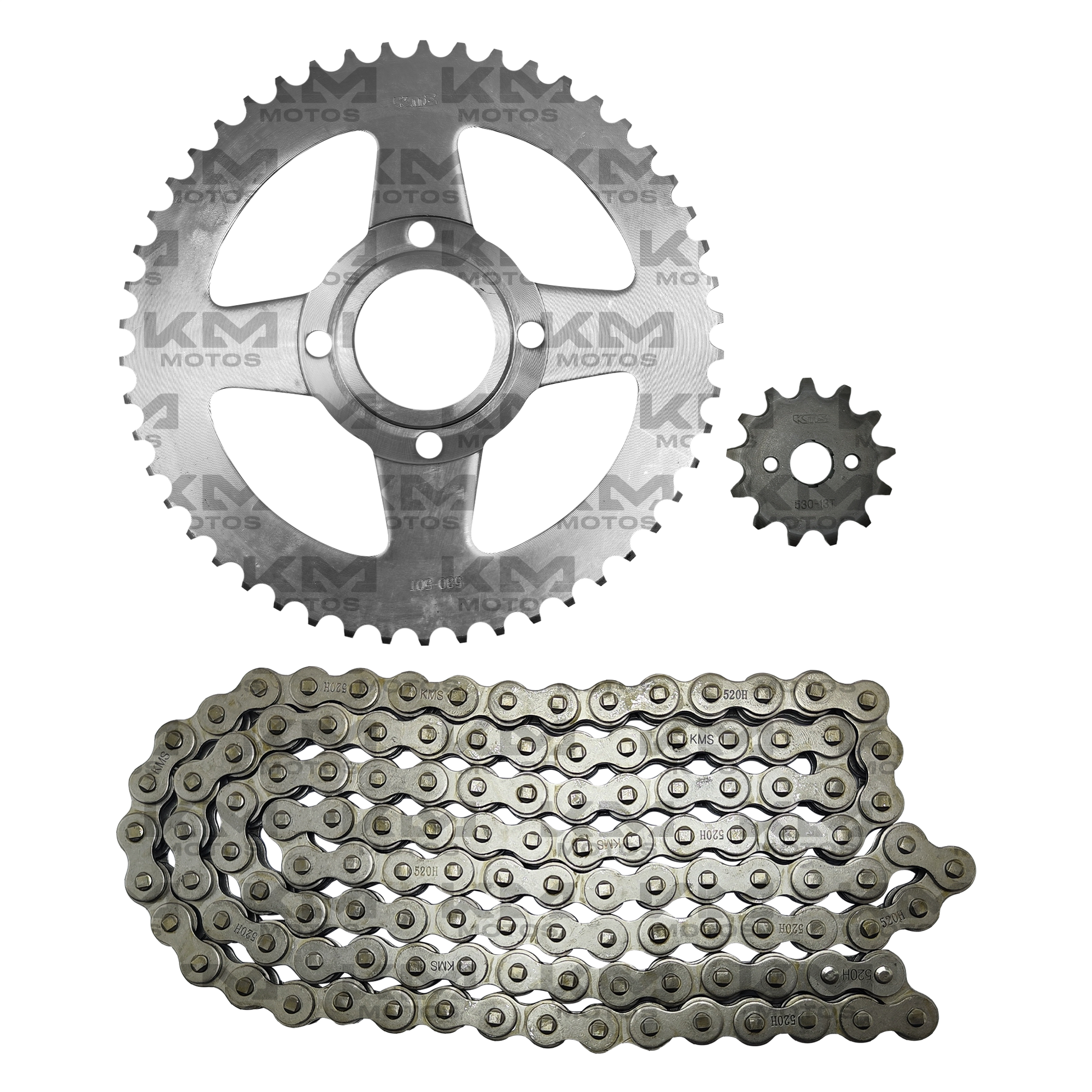 KIT DE TRACCION 50T/13T -530H FT150/XM200Z/GYA DE BUJES KMS - KMMOTOSHN