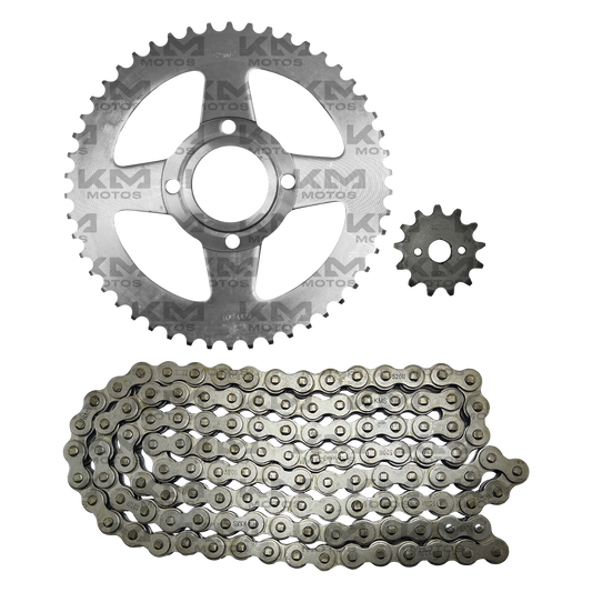 KIT DE TRACCION 50T/13T -530H FT150/XM200Z/GYA DE BUJES KMS - KMMOTOSHN