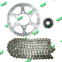 KIT DE TRACCION(ARRASTRE) DE GXT200/ZX200/KMF200 15T/48T - 428H (6 HOLE) KMS