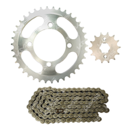 KIT DE TRACCION(ARRASTRE) FT125 38T-14T/428H-124L KMS
