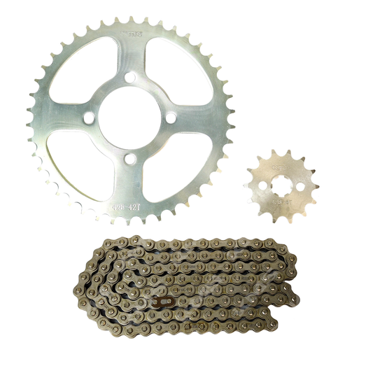 KIT DE TRACCION SUZUKI AX4 42T-14T/428H-124L KMS