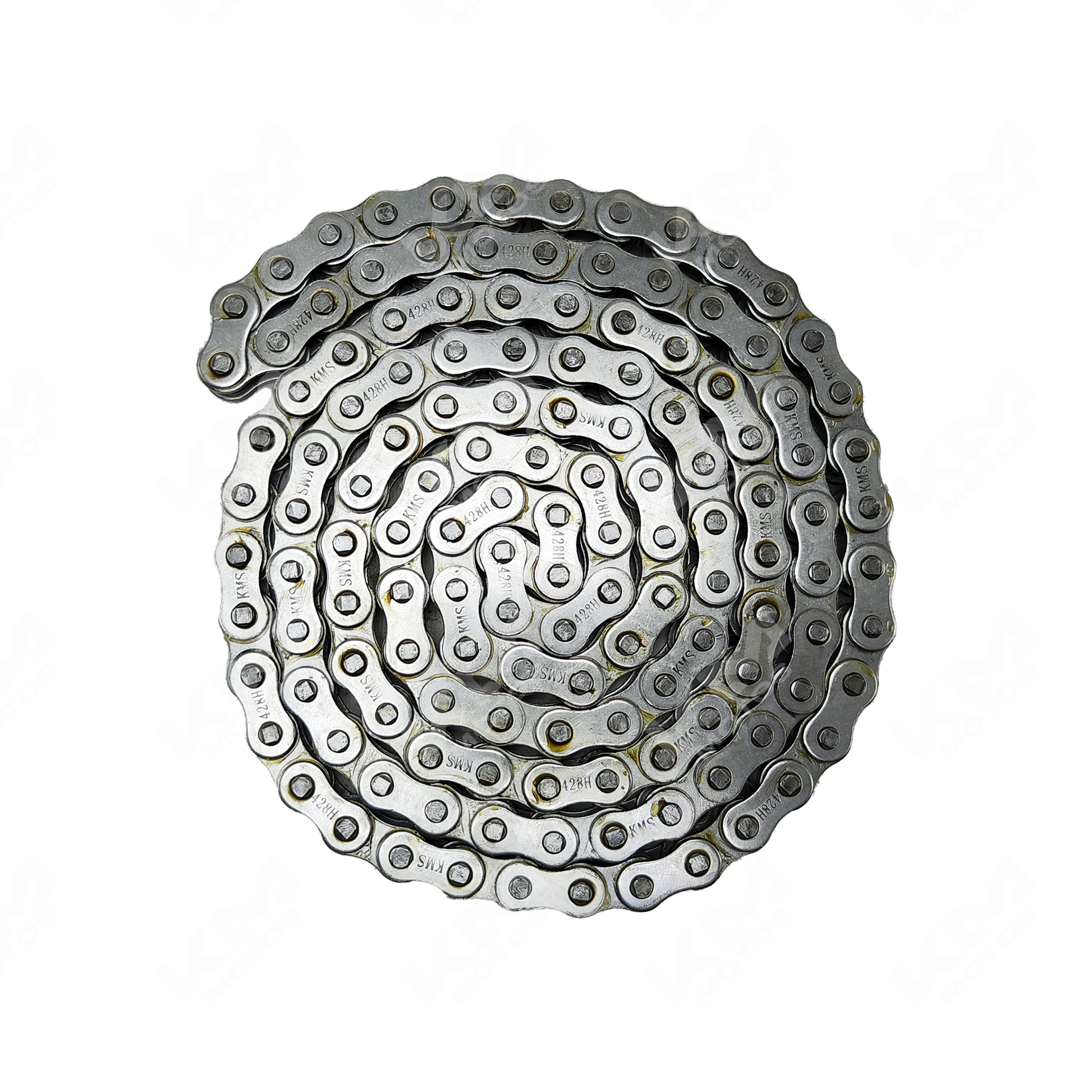 CADENA 428H 136L GRIS REFORZADA KMS