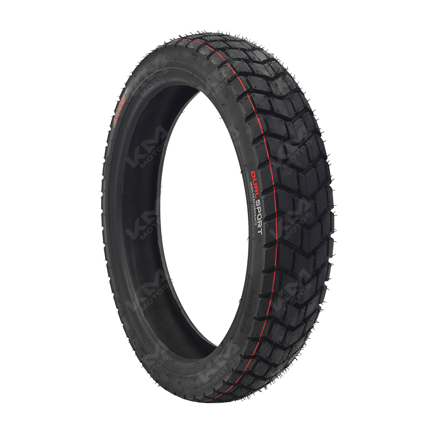 LLANTA 100/80-17 DOBLE PROPOSITO (DUAL SPORT)  8PR KW639 KMS