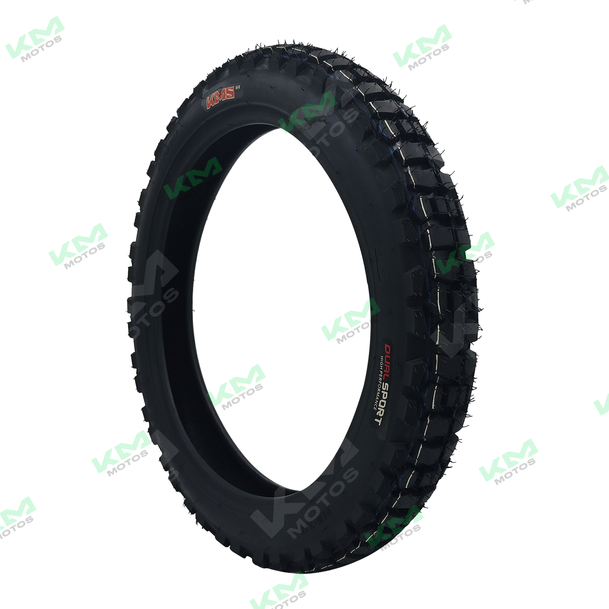 Llanta trasera KMS 3.25-18 Multi Sport, resistente con estructura 8PR para motocicleta.