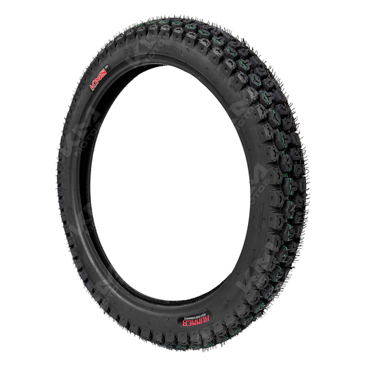 Llanta semitraactora KMS 90/90-19 Runner TT 8PR para tractor, neumático resistente con banda de rodadura para uso agrícola.