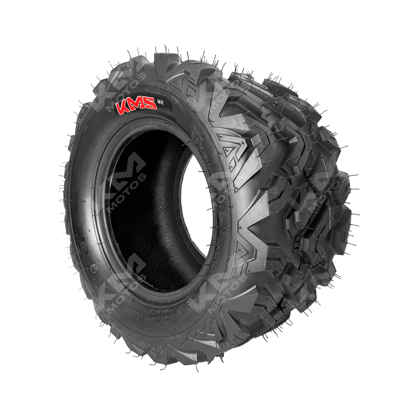 Llanta trasera de 20x10x10 para cuatrimoto KMS DT121 6PR, resistente y diseñada para terrenos off-road.
