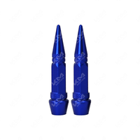 TAPON DE VALVULAS RACING 60MM PAR AZUL