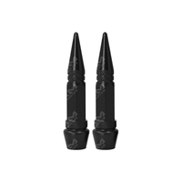 TAPON DE VALVULAS RACING 60MM PAR NEGRO