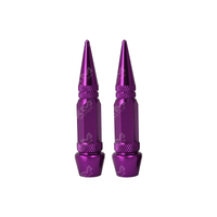 TAPON DE VALVULAS RACING 60MM PAR MORADO