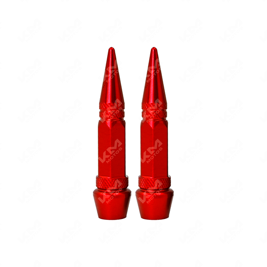 TAPON DE VALVULAS RACING 60MM PAR ROJO - KMMOTOSHN