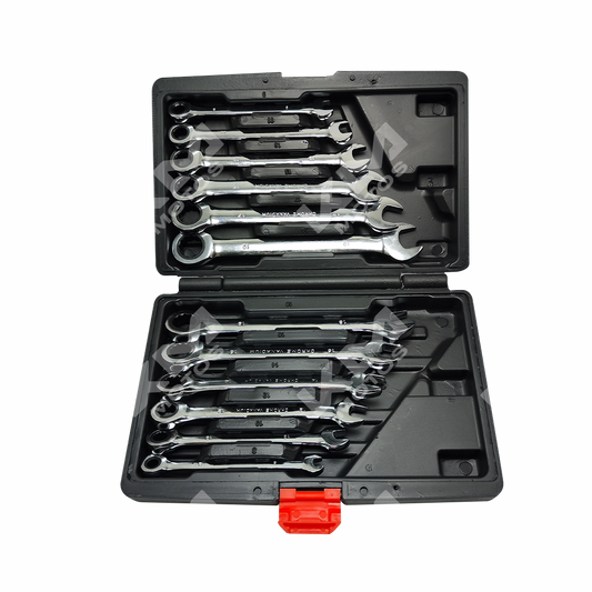 JUEGO DE LLAVES COMBINADAS MILIMETRICAS + RASH KMS