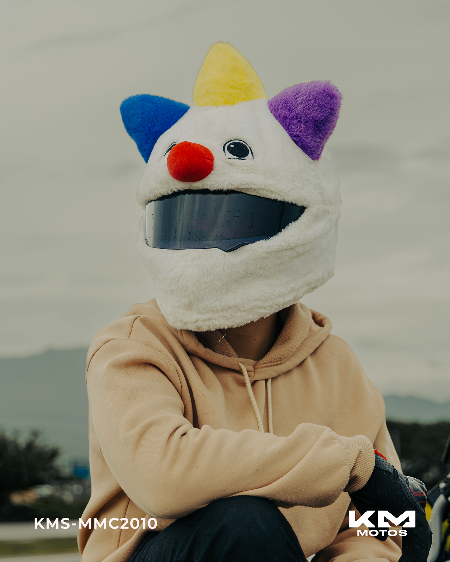 FUNDA P/CASCO UNIVERSAL PAYASO KMS