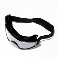 GAFAS TRANSPARENTES PARA CASCO NEGRA