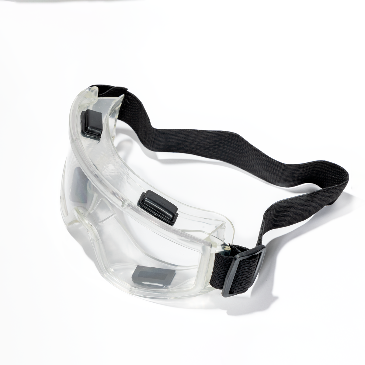 Gafas transparentes para casco KM Motos, protección ocular para motociclistas, con marco resistente y lentes claros.