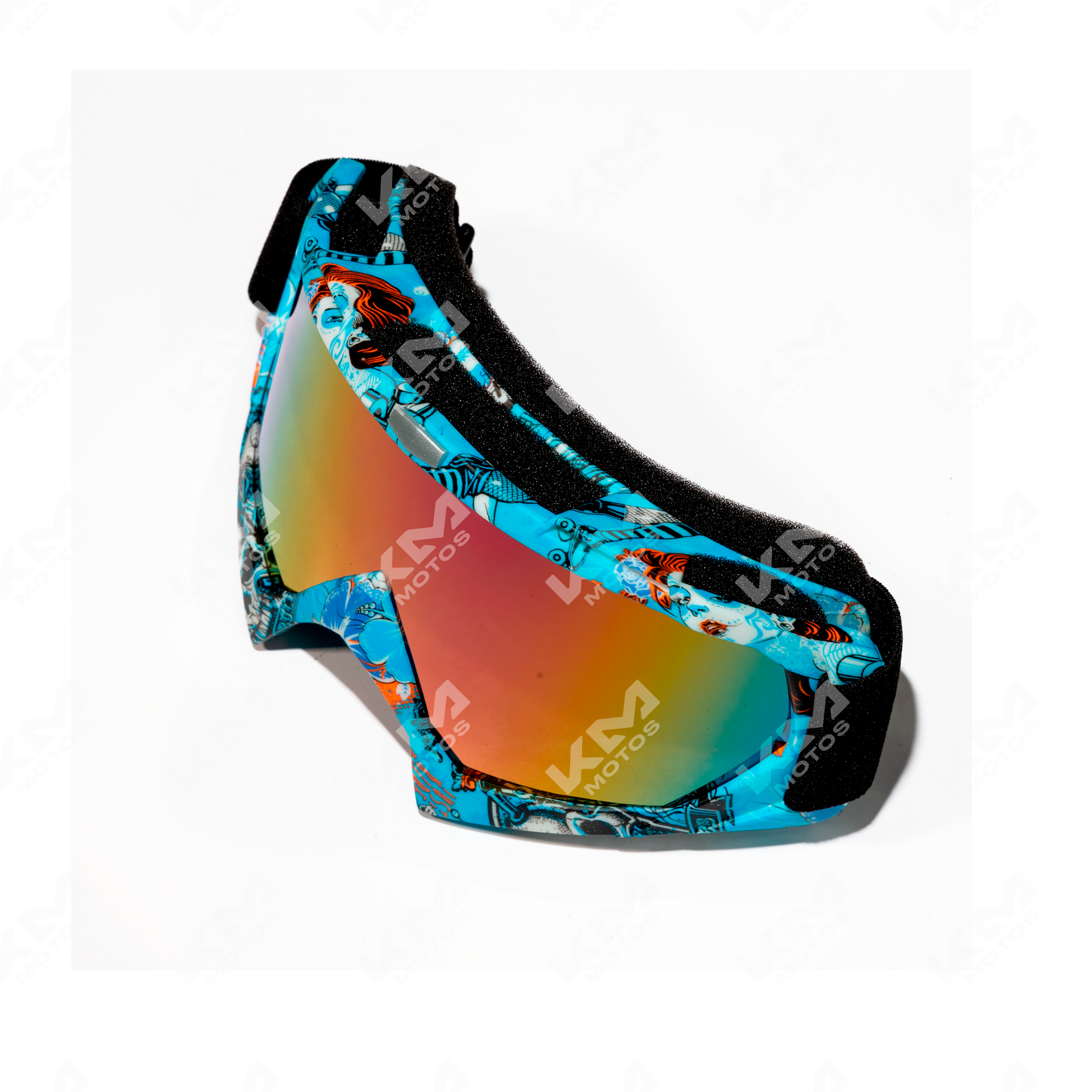 GAFAS SPORT  PARA CASCO + ESPONJA MULTIDISENO LS02 KMS - KMMOTOSHN