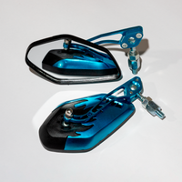 RETROVISORES BAJITOS M8/M10 LS01 AZUL