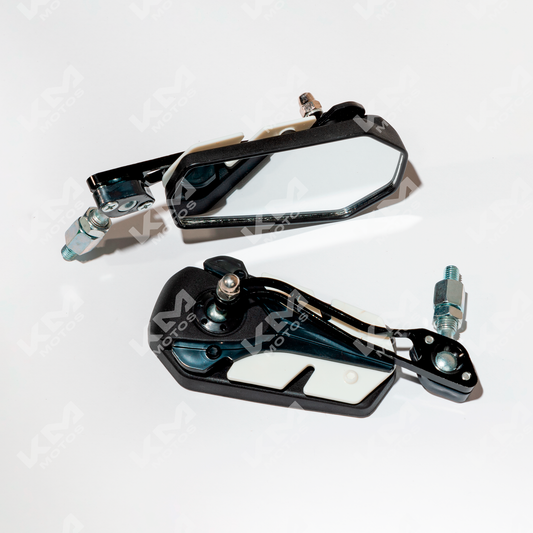 RETROVISORES LS01 IRON DOBLE D/LUJO NEGROLS01 - KMMOTOSHN