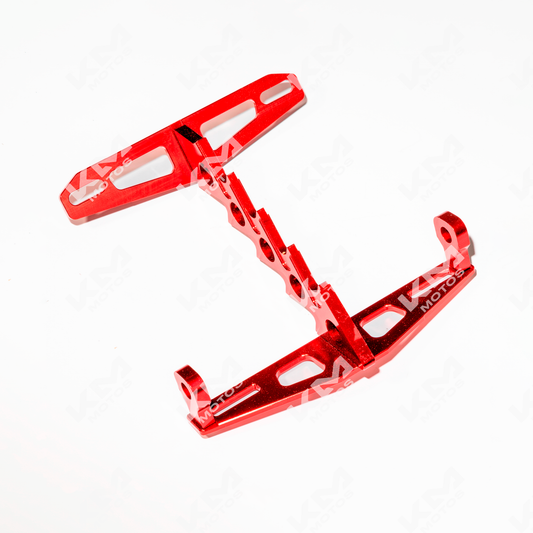 PORTA PLACA RACING SPORT ALUMINIO - KMMOTOSHN