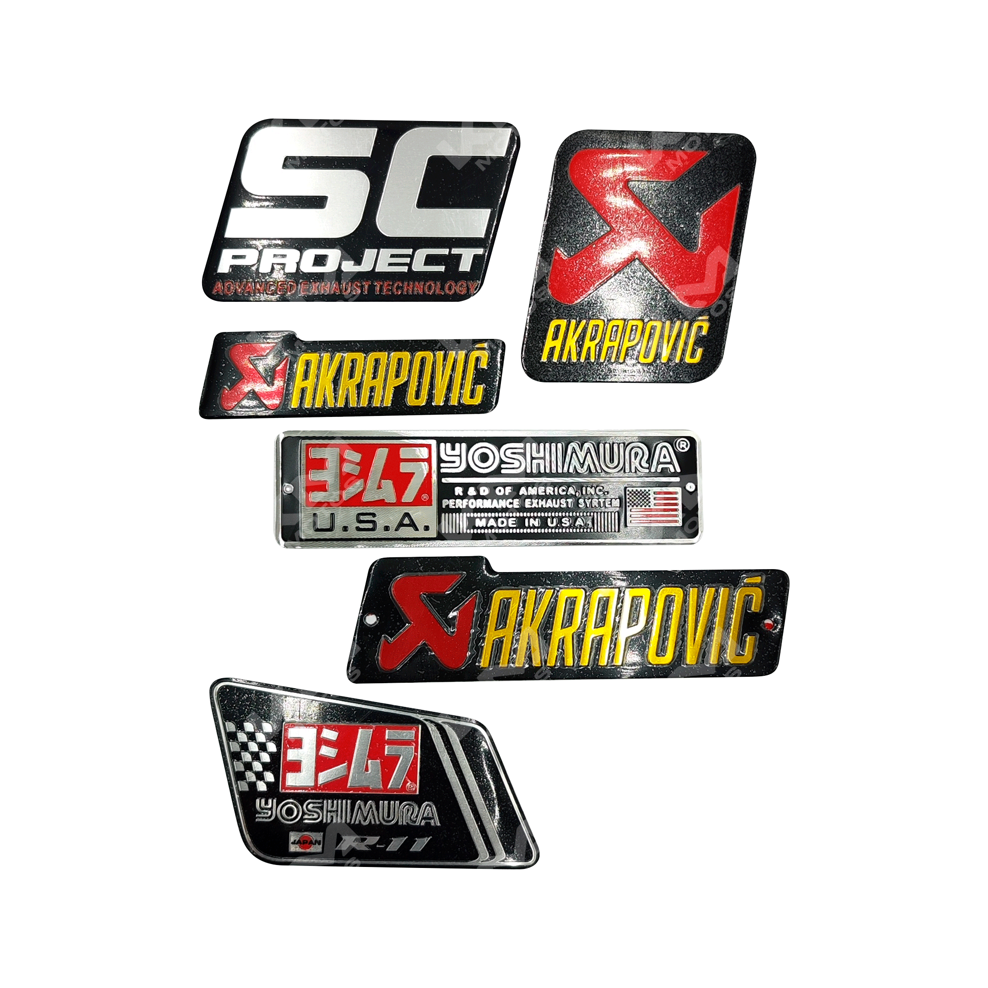STIKER P/ALTA TEMPERATURA ALUMINIO DISENOS – KMMOTOSHN
